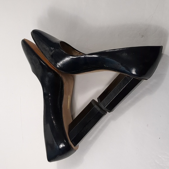 Louise et Cie Landon Block Heel Pumps Black Size 10 - Picture 5 of 8